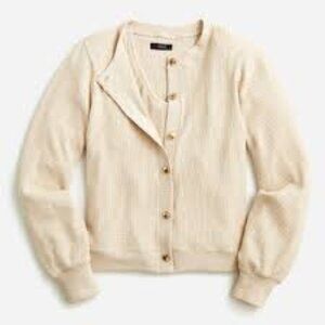 NWT J.Crew Brushed rib cardigan, sz Large
